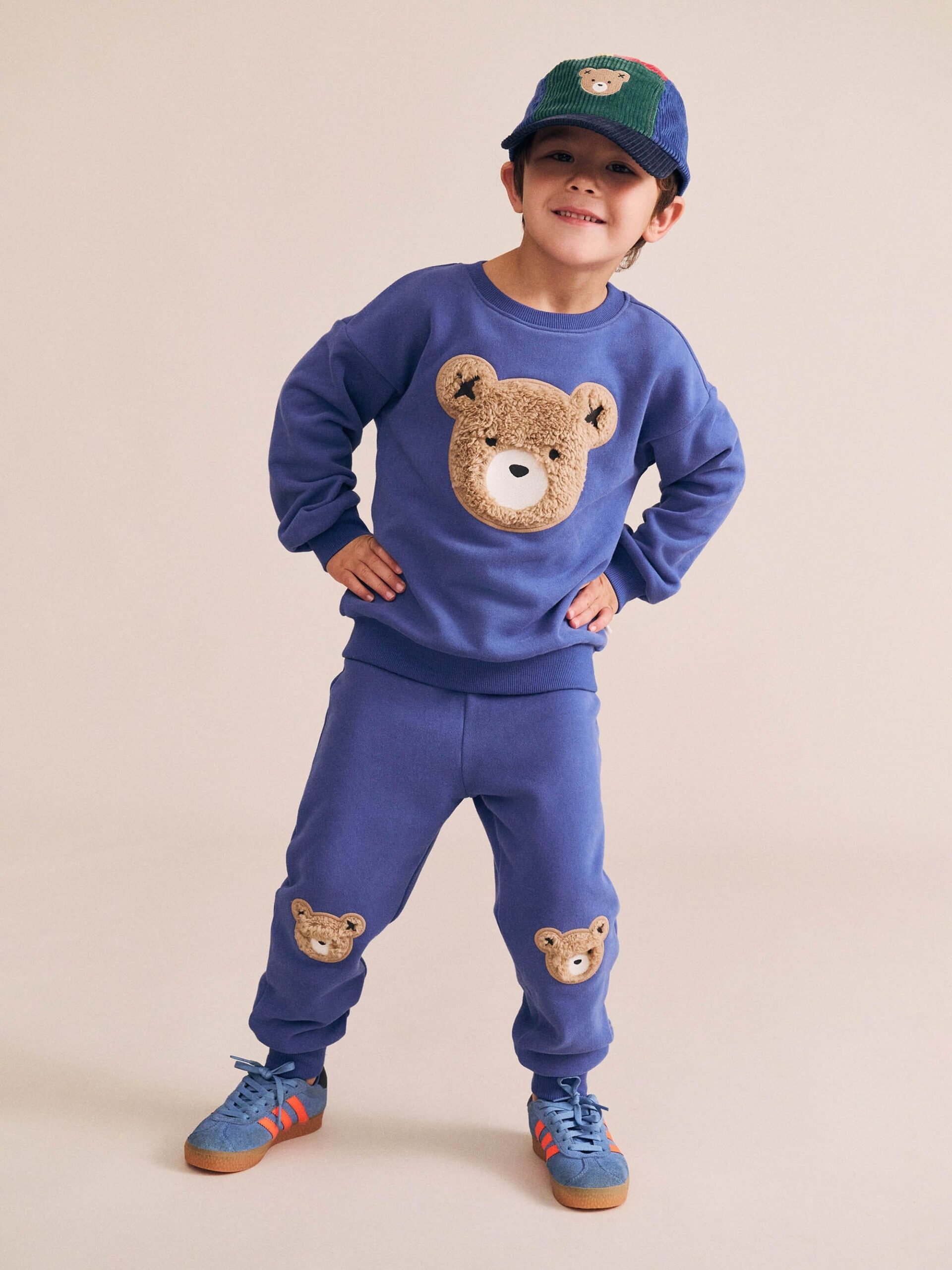 furry huxbear cobalt trackpant furry huxbear cobalt trackpant